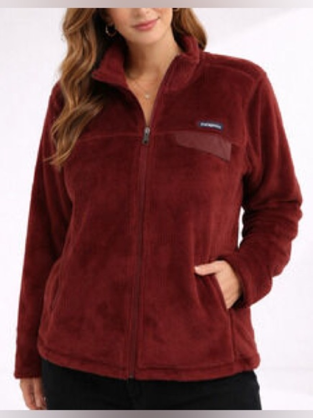 PATAGONIA SZ SM Full-Zip Re-Tool Jacket Red Garnet